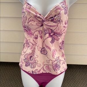 Lands End  Swim Suit 2 Pc Size 4